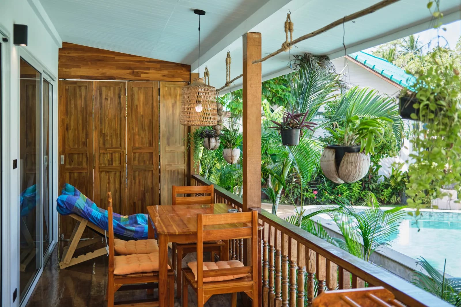 Villa terrace at JOY Beach Villas